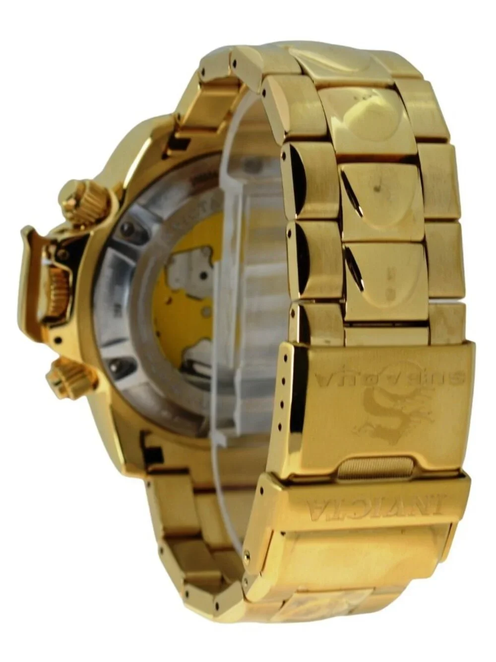 Men's 47mm Invicta Subaqua Noma II 500M LE MOP Dial Gold Tone Watch! Ref: 17501!